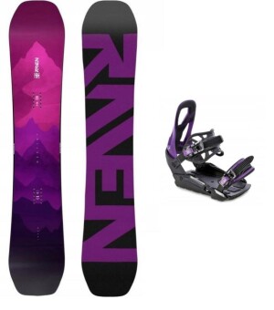 Product detail of Raven Destiny dámský snowboard + Raven S230 Black/violet vázání