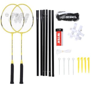 Product detail of WISH Sada raket na badminton Alumtec 4466, žlutá