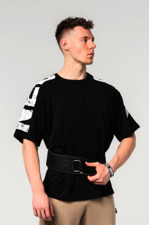 Product detail of Pánské tričko Nebbia  Oversized T-shirt LIFTING CLUB Black XL