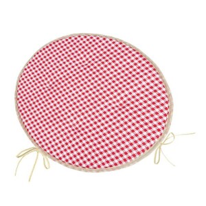Product detail of Bellatex Sedák Berta kulatý hladký Kostička červená, průměr 40 cm