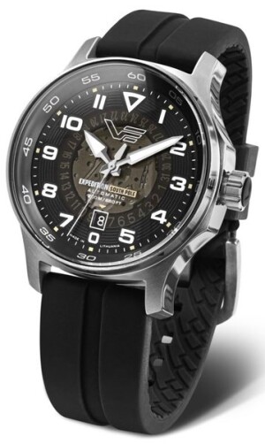 Product detail of Vostok Europe Expedition South Pole Automatic Line YN55-592A758S - Černý silikonový řemínek