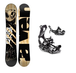 Product detail of Raven Grizzly snowboard + Raven Fastec FT360 black vázání