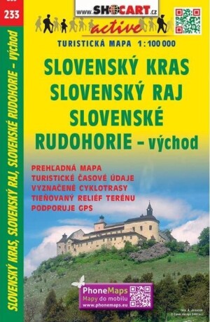 Product detail of SC 233 Slovenský kras, Slovenský Raj 1:100 000
