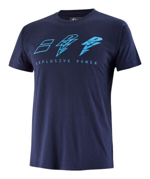 Product detail of Babolat Drive Cotton Tee blue