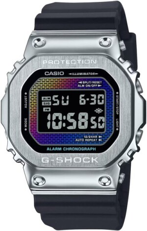 Product detail of Casio G-Shock GM-5600RW-1ER Rainbow Brick Wall Series