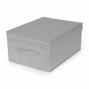 Product detail of Compactor Skládací úložný kartonový box Wos, 30 x 43 x 19 cm, šedá, S