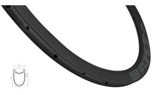 Product detail of Force Ráfek siln. plášťový KARBON DISC 40mm, 24děr