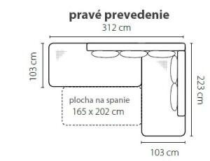 Product detail of Stagra Rohová sedací souprava SPLIT Provedení: pravé