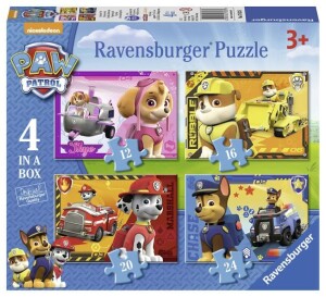 Product detail of Ravensburger Puzzle Tlapková Patrola - Hrdinové 4v1 (12,16,20,24 dílků)
