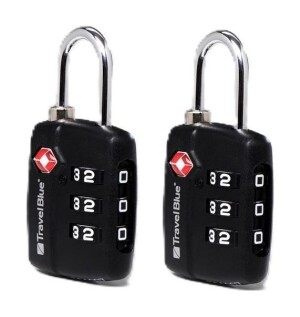 Product detail of Travel Blue 2x TSA Lock Black