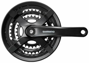 Product detail of Shimano kliky Tourney FC-TY301-L 170mm 48-38-28 zubů, černé s krytem