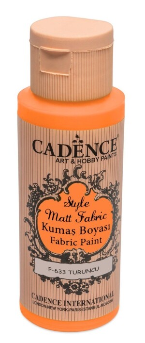 Product detail of Textilní barva Cadence Style Matt Fabric - oranžová / 50 ml