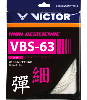 Product detail of Badmintonový výplet Victor  VBS-63 10 m 0,63 mm bílá