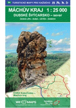 Product detail of Kokořínsko–Máchův kraj-sever 1:25T/94 Turistické mapy pro každého