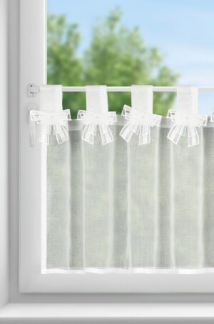 Product detail of ArtFir Krátká záclona ALEXANDRA PU | bílá 150 x 60 cm
