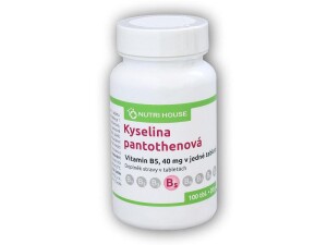 Product detail of Nutri House Kyselina pantothenová B5 40mg 100 tablet