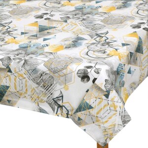 Product detail of Bellatex Ubrus EMA Trojúhelníky šedá, 120 x 140 cm