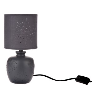 Product detail of Keramická stolní lampa Galaxy, tm. šedá, 13 x 26,5 x 13 cm