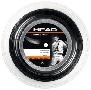 Product detail of Tenisový výplet Head  Sonic Pro Black (200 m)  1,25 mm