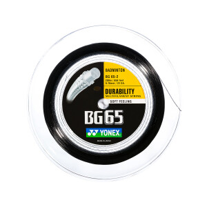 Product detail of Badmintonový výplet Yonex  Micron BG65 Black (0.70 mm) -  200 m