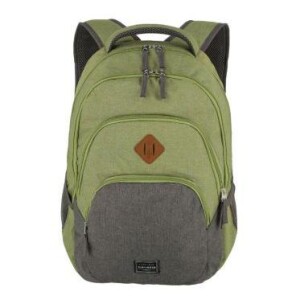 Product detail of Travelite Basics Backpack Melange Green/grey batoh