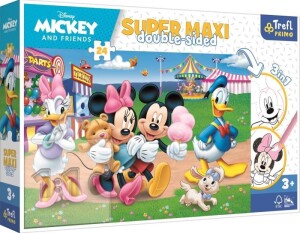 Product detail of Trefl Puzzle Mickey Mouse Na pouti 24 dílků - oboustranné