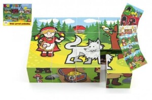 Product detail of Moje první pohádky - Kostky kubus dřevěné 12 ks