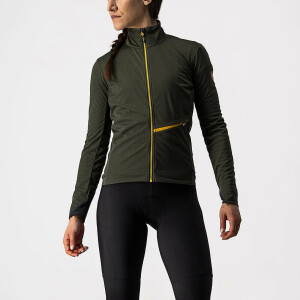 Product detail of Castelli dámské Go military green/fiery red/saffron