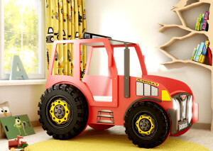 Product detail of Detská posteľ Traktor červený