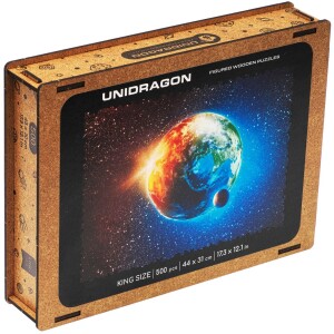 Product detail of UNIDRAGON dřevěné puzzle PLANETA ZEMĚ velikost KS (43x30cm) - EPEE