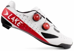 Product detail of Lake CX238 Carbon bílo/červené tretry POUZE EU 45 wide (VÝPRODEJ)