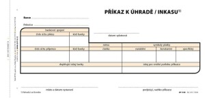 Product detail of Příkaz k úhradě jednoduchý, 21 × 10 cm, 100 listů, NCR
