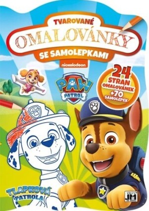 Product detail of Tlapková patrola - Tvarované omalovánky se samolepkami, 1.  vydání