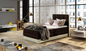 Product detail of Artelta Jednolůžková postel ASTER 90 | levá 90 x 200 cm Barva ASTER 90: Sawana 26/Soft 33