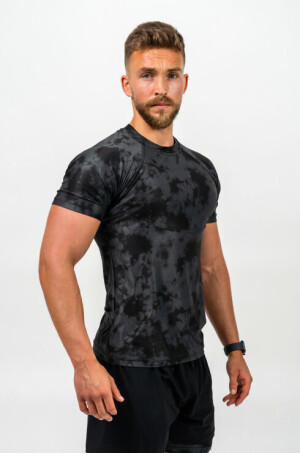 Product detail of Nebbia Performance kompresní Camouflage tričko Function 340 černá
