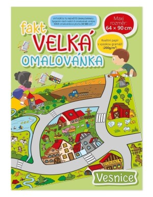 Product detail of Fakt velká omalovánka Vesnice