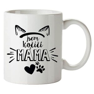 Product detail of Bohemia Gifts Keramický hrnek - Jsem kočičí máma, 350 ml