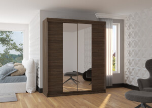 Product detail of ArtAdrk Šatní skříň BALANCE | 180 cm Barva: Čokoládová