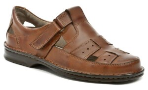Product detail of Bukat 227 hnědé pánské letní polobotky