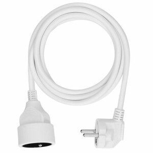 Product detail of Solight prodlužovací kabel - spojka, 1 zásuvka, bílá, 2m PS02
