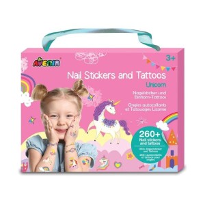 Product detail of Avenir Nálepky na nehty a tetování - Jednorožec