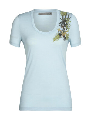 Product detail of Dámské tričko Icebreaker  Tech Lite II SS Scoop Tee Fabulous Fer Haze L