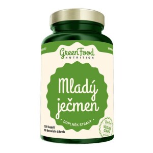 Product detail of GreenFood Mladý ječmen 120 kapslí