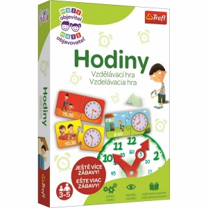 Product detail of Trefl Vzdělávací hra Malý objevitel Hodiny, 32 dílků