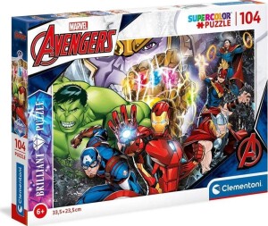 Product detail of Clementoni Puzzle Briliant - Marvel 104 dílků - Comansi