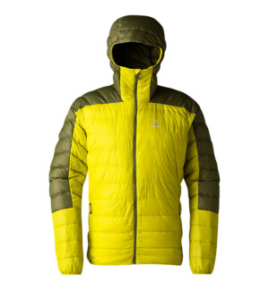 Product detail of Pánská bunda Haglöfs  L.I.M Down hood Aurora/Olive green L