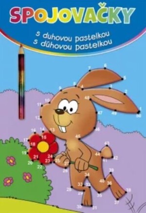 Product detail of Spojovačky s duhovou pastelkou - Zajíc