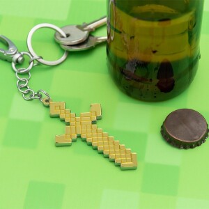 Product detail of Klíčenka kovová Minecraft Otvírák - meč - EPEE