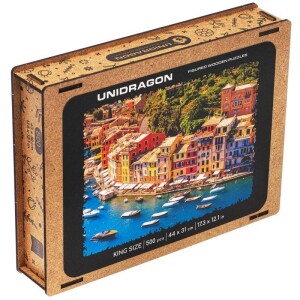 Product detail of UNIDRAGON dřevěné puzzle ITALSKÁ RIVIÉRA velikost KS (43x30cm)