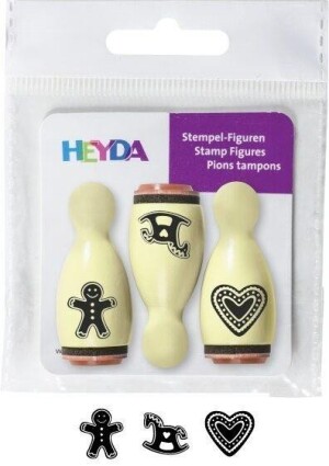 Product detail of HEYDA Dřevěná razítka kuželky - perníčky